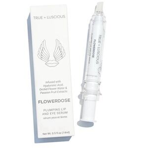 True + Luscious Flowerdose Lip and Eye Serum, 14ml Full Sized, New/Unopened